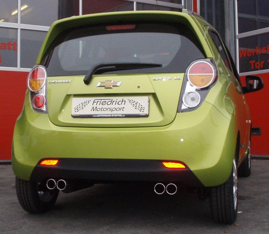 Friedrich Motorsport Duplex Sportendschalldämpfer für Chevrolet Spark (Bj. 2010-09/2012)