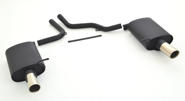 Friedrich Motorsport Duplex Sportendschalldämpfer für Audi A4 B7 (8EC/8ED/8H) Frontantrieb (Bj. 11/2004-2008)