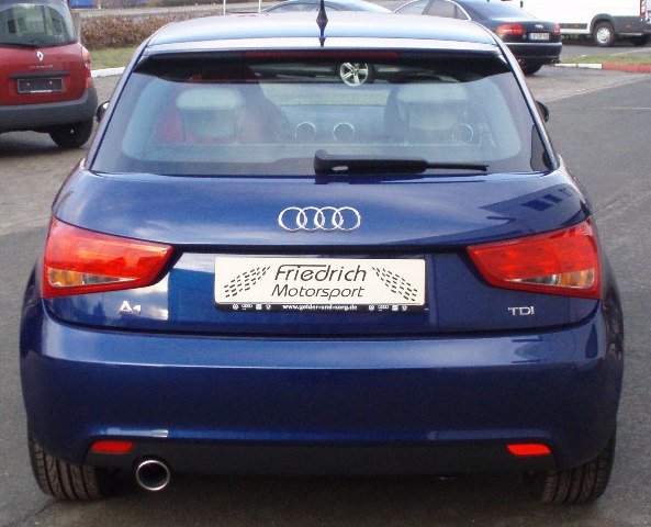 Friedrich Motorsport Sportendschalldämpfer für Audi A1 & Sportback (ab Bj. 10/2010)