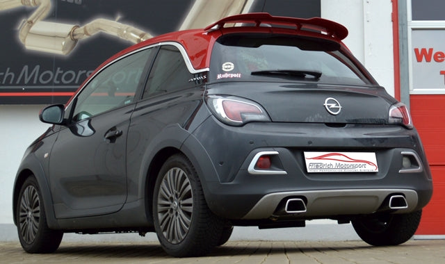 Friedrich Motorsport Duplex-Sportendschalldämpfer für Opel ADAM S / ROCKS S (Bj. 11/2014-06/2018)