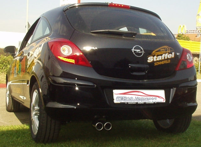 Friedrich Motorsport Sportendschalldämpfer für Opel Corsa D (ab Bj. 2006)
