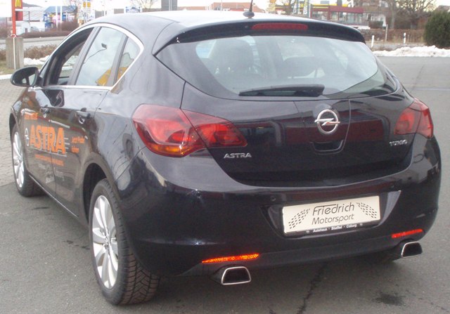 Friedrich Motorsport Duplex Sportendschalldämpfer für Opel Astra J (ab Bj. 12/2009)