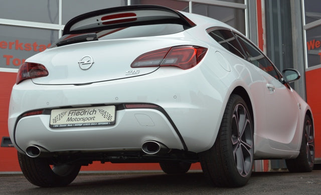 Friedrich Motorsport Duplex Sportendschalldämpfer für Opel Astra J GTC (ab Bj. 2011)