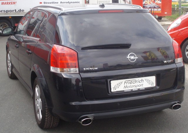Friedrich Motorsport Duplex Sportendschalldämpfer für Opel Signum (ab Bj. 2003)