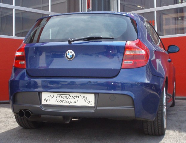 Friedrich Motorsport Sportendschalldämpfer für BMW 1er E81 / E87 (ab Bj. 09/2004)
