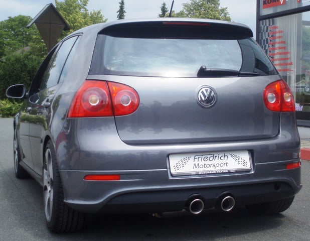 Friedrich Motorsport Duplex Sportendschalldämpfer für VW Golf V (ab Bj. 2003)
