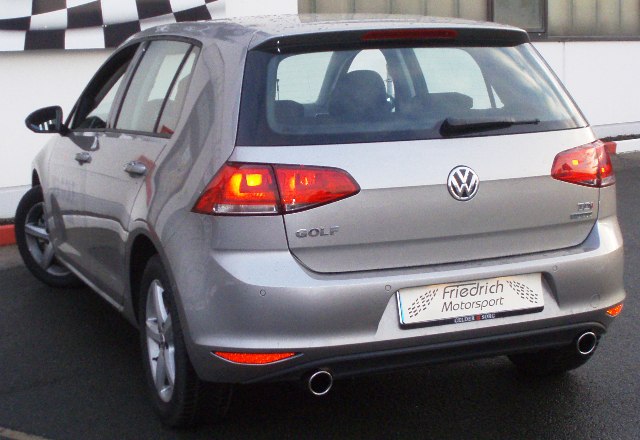 Friedrich Motorsport Duplex Sportendschalldämpfer für VW Golf VII (Bj. 08/2012-04/2014)