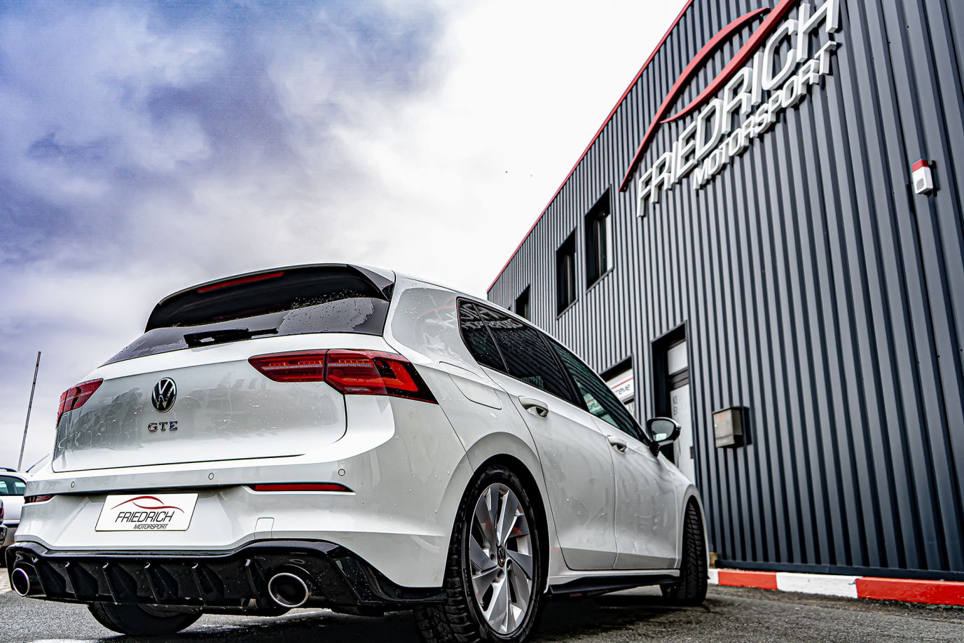 Friedrich Motorsport Duplex Sportendschalldämpfer für VW Golf VIII GTE (Bj. 08/2020)