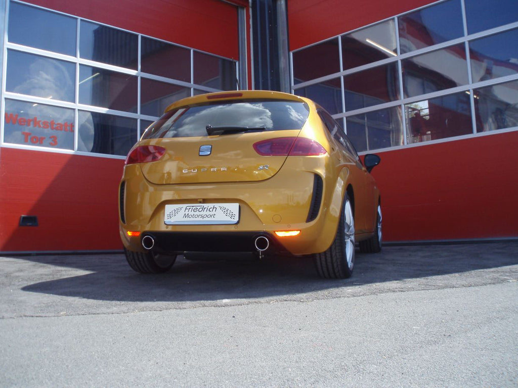 Friedrich Motorsport Duplex Sportendschalldämpfer für Seat Leon 1P (Bj. 2005-2012)