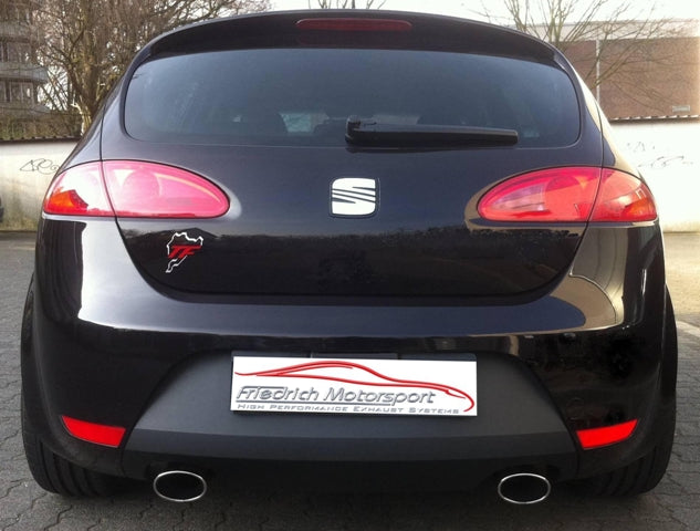 Friedrich Motorsport Duplex Sportendschalldämpfer für Seat Leon 1P (Bj. 2005-2012)