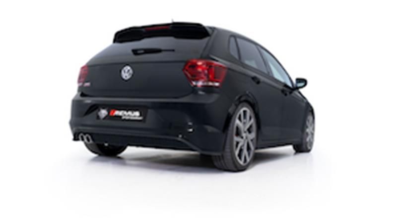 Remus Sportschalldämpfer für links-Anlage (OHNE Endrohre), inkl. EG-Genehmigung für Volkswagen Polo 2,0l 147kW GTI (DKZ, mit OPF) ab 02/2019 | EG-Guta