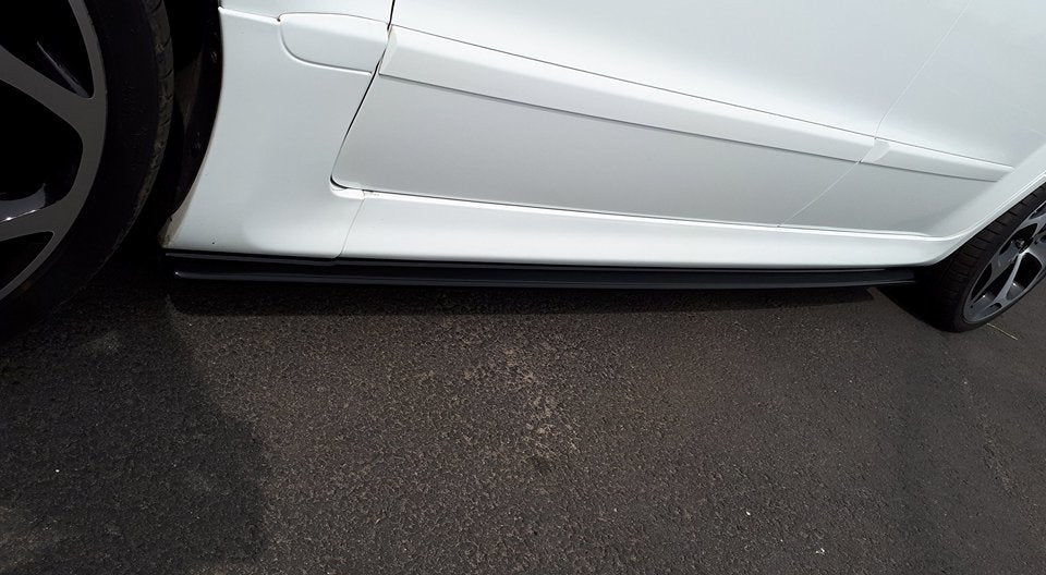 Maxton Design Street+ Seitenschweller Leisten passend für Ford S-Max Titanium Mk1 Facelift schwarz Hochglanz
