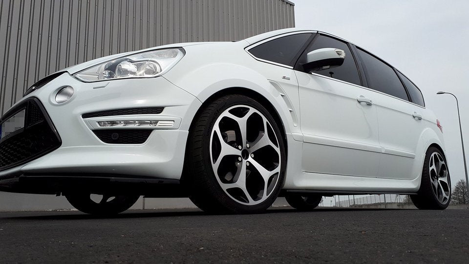 Maxton Design Seitenschweller Ansatz für Ford S-Max Titanium Mk1 FL schwarz matt
