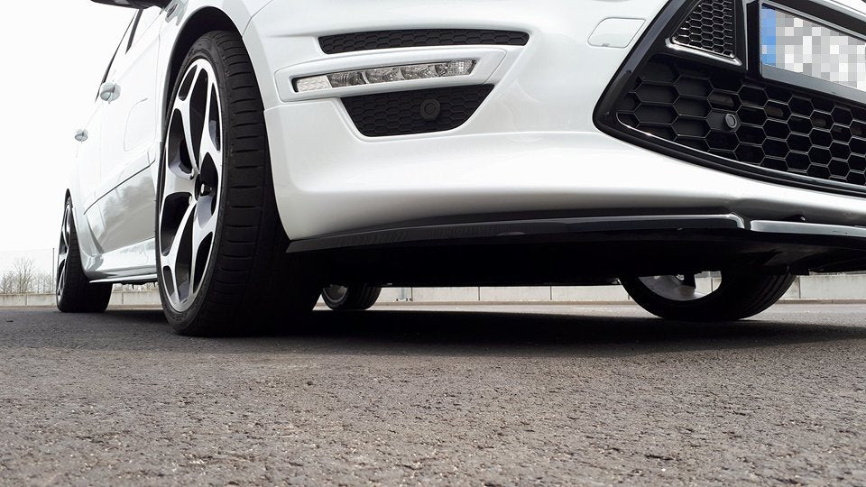 Maxton Design Street+ Spoilerlippe Front Ansatz passend für Ford S-Max Titanium Mk1 FL schwarz Hochglanz