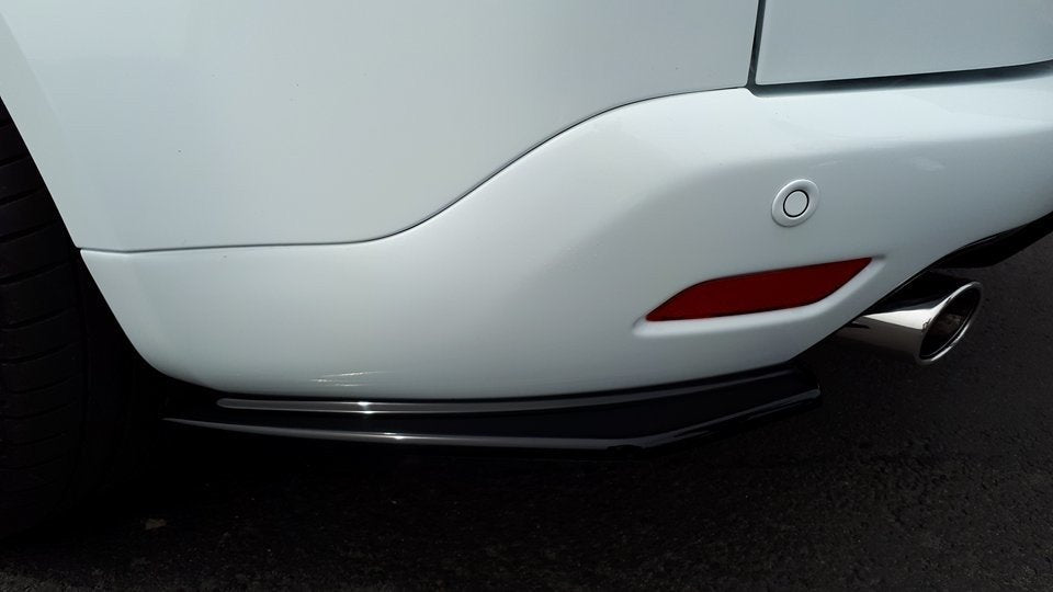 Maxton Design Heck Ansatz Flaps Diffusor passend für Ford S-Max Titanium Mk1 FL schwarz Hochglanz