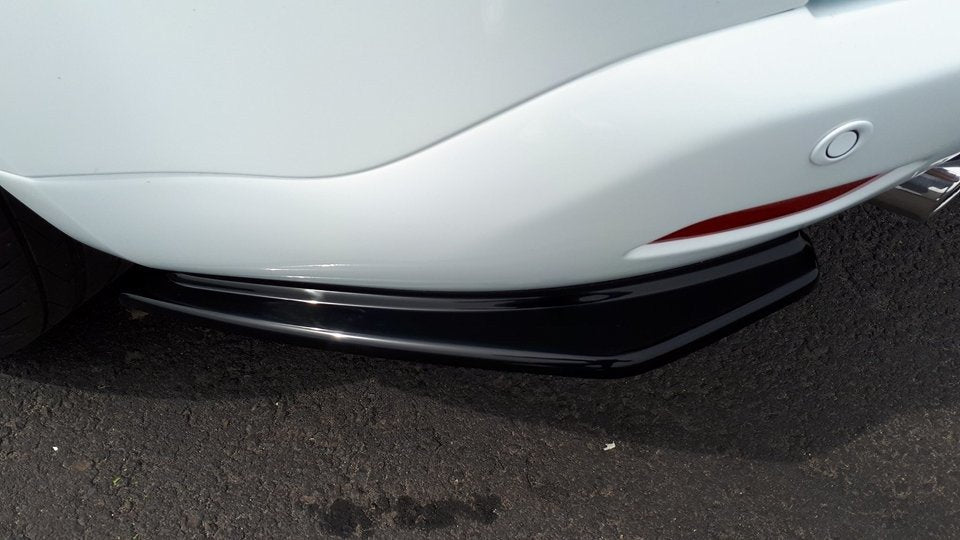 Maxton Design Heck Ansatz Flaps Diffusor passend für Ford S-Max Titanium Mk1 FL schwarz Hochglanz