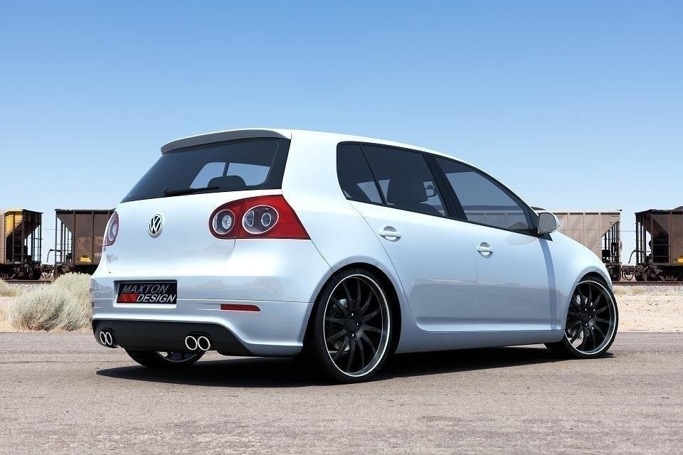 Maxton Design Diffusor Heck Ansatz passend für VW GOLF 5 R32 (mit 2 Auspufflöchern)