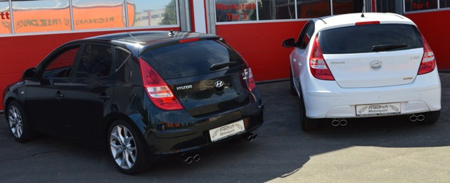 Friedrich Motorsport Duplex Sportendschalldämpfer für Hyundai i30 FD/FDH (Bj. 2007-12/2011)
