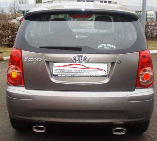 Friedrich Motorsport Duplex Sportendschalldämpfer für KIA Picanto (Bj. 2004-2007)