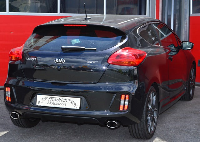 Friedrich Motorsport Duplex Sportendschalldämpfer für KIA Cee´d & Pro Cee´d GT (JD) (ab Bj. 05/2013)