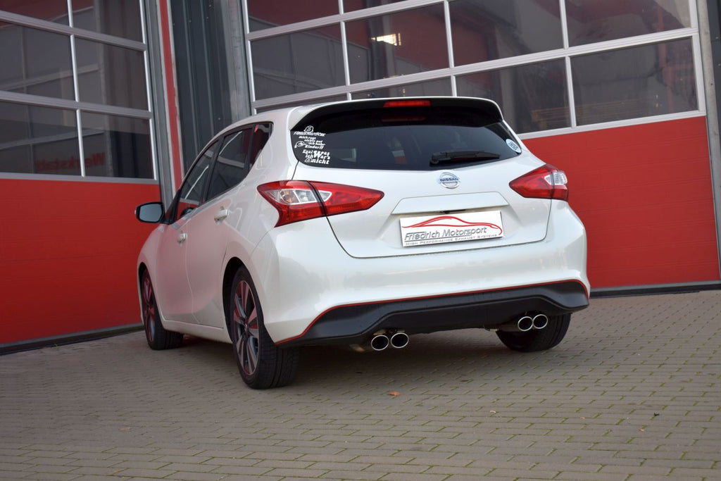 Friedrich Motorsport Duplex-Sportendschalldämpfer für Nissan Pulsar C13 (Bj. 10/2014-06/2018)