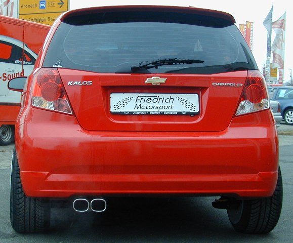 Friedrich Motorsport Sportendschalldämpfer für Chevrolet Kalos (ab Bj. 2005)