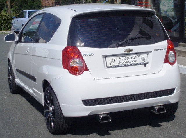 Friedrich Motorsport Duplex Sportendschalldämpfer für Chevrolet Aveo T250 (Bj. 2008-2011)