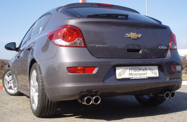 Friedrich Motorsport Duplex Sportendschalldämpfer für Chevrolet Cruze Fließheck (ab Bj. 2011)