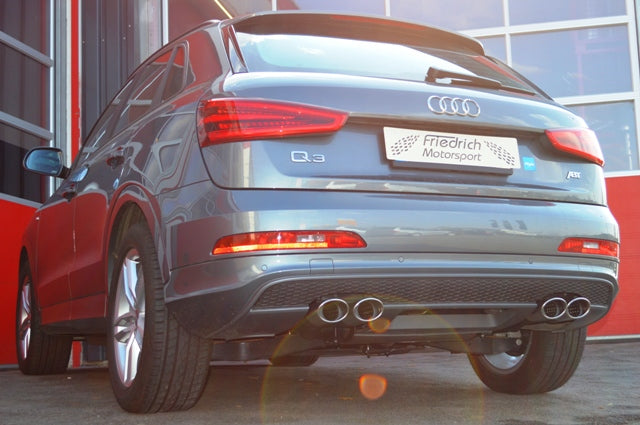 Friedrich Motorsport Duplex Sportendschalldämpfer für Audi Q3 8U Quattro (ab Bj. 2011)