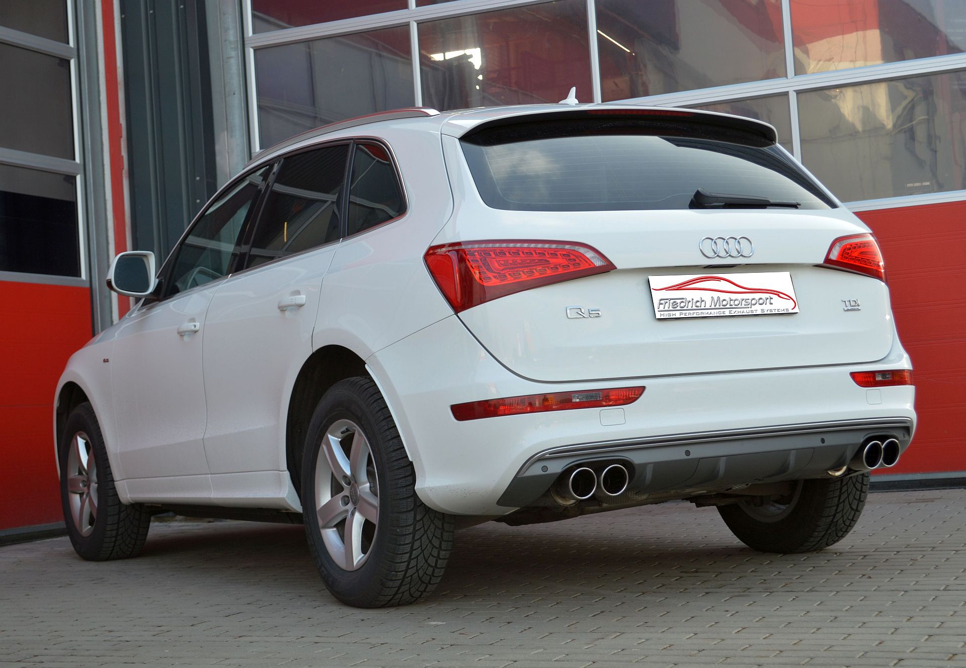 Friedrich Motorsport Duplex-Sportendschalldämpfer für Audi Q5 8R Quattro (ab Bj. 2008)
