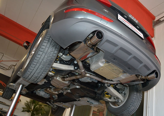 Friedrich Motorsport 76mm Duplex-Sportendschalldämpfer für Audi Q5 8R Quattro (Bj. 2008-2016)