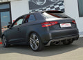 Friedrich Motorsport Duplex-Sportendschalldämpfer für Audi A3 8V 3-Türer Frontantrieb (ab Bj. 08/2012)