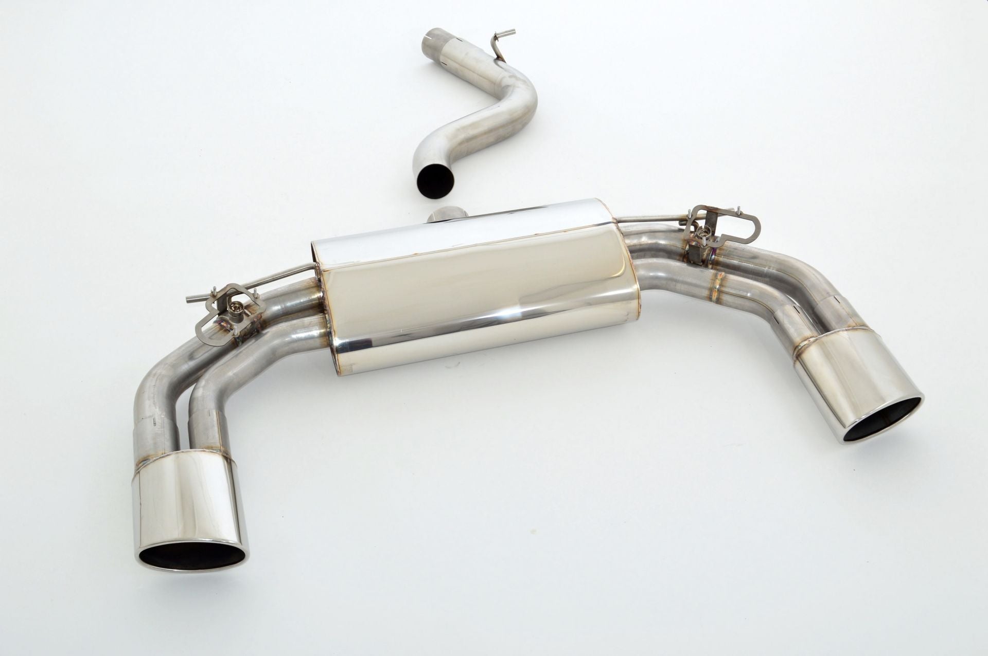 Friedrich Motorsport 76mm Duplex-Sportendschalldämpfer mit originaler für Klappensteuerung (Bj. 10/2013-07/2018)