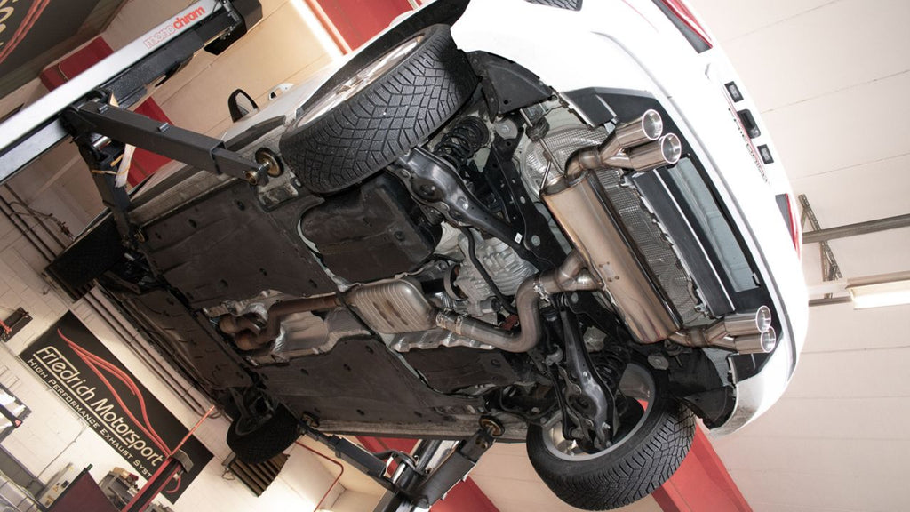 Friedrich Motorsport 76mm Duplex Sportendschalldämpfer für Audi A3 GY Sportback Quattro (ab Bj. 04/2021)