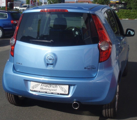 Friedrich Motorsport Sportendschalldämpfer für Opel Agila (ab Bj. 2007)