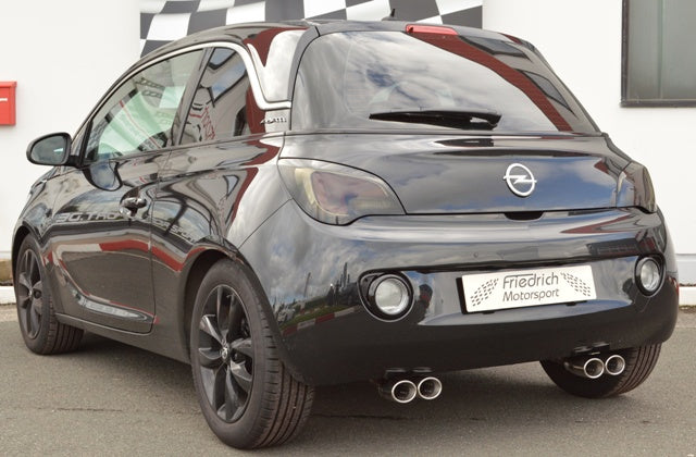 Friedrich Motorsport Duplex Sportendschalldämpfer für Opel ADAM (Bj. 12/2012-06/2018)