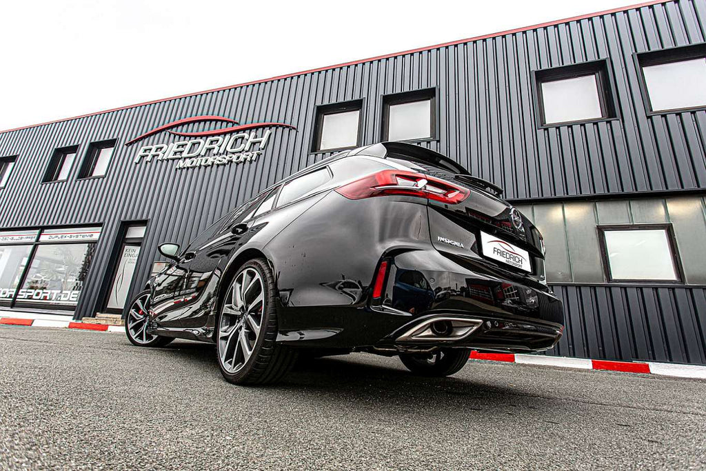 Friedrich Motorsport 76mm Duplex-Endschalldämpfer für Opel Insignia Sports Tourer GSI Allrad (ab Bj. 03/2020)