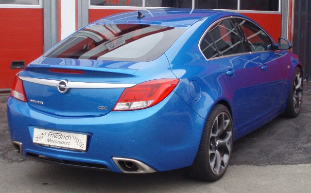Friedrich Motorsport 76mm Duplex-Endschalldämpfer für Opel Insignia Stufenheck & Fließheck Allrad (ab Bj. 07/2008)