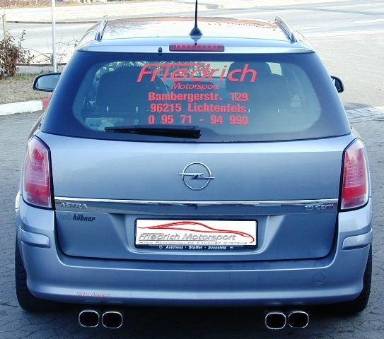 Friedrich Motorsport Duplex Sportendschalldämpfer für Opel Astra H Caravan (ab Bj. 2003)
