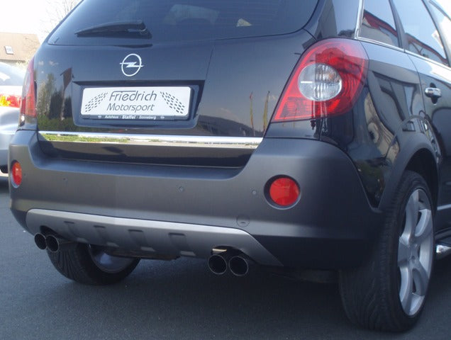 Friedrich Motorsport Duplex Sportendschalldämpfer für Opel Antara (Bj. 02/2006-02/2015)