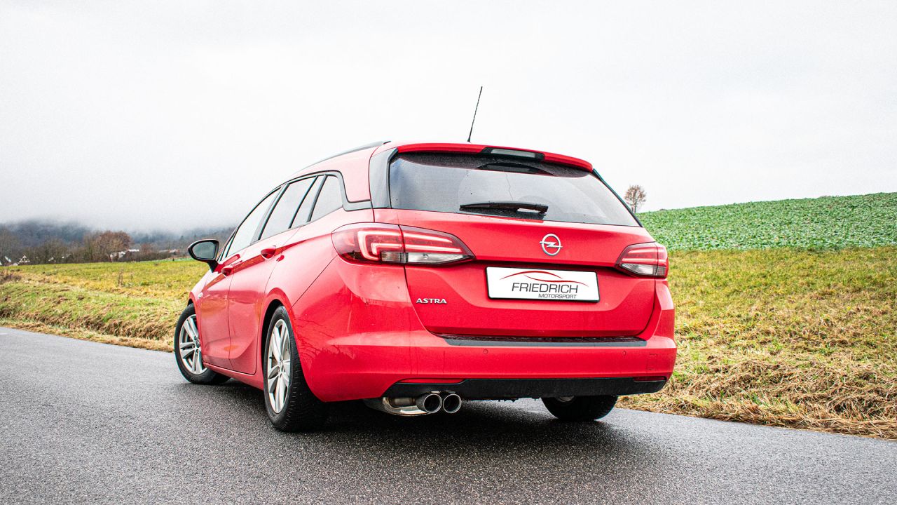 Friedrich Motorsport Sportendschalldämpfer für Opel Astra K Sports Tourer (Bj. 10/2015-07/2019)