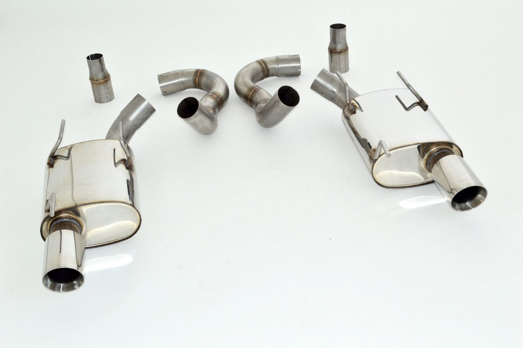Friedrich Motorsport 76mm Duplex-Sportendschalldämpfer für Ford Mustang 5 Facelift (S197) (Bj. 2010-2014)