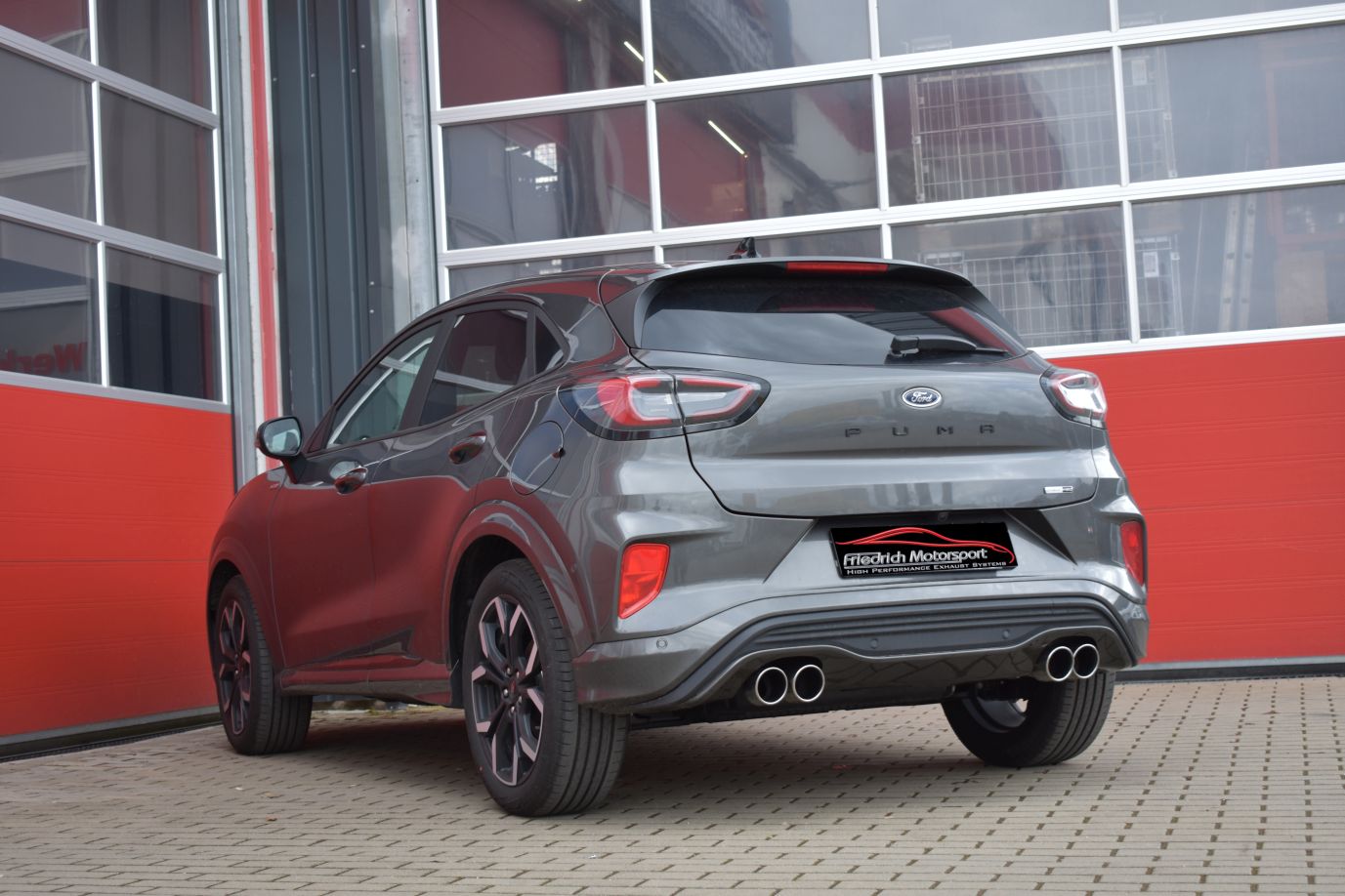 Friedrich Motorsport Duplex-Sportendschalldämpfer für Ford Puma Typ J2K (ab Bj. 09/2019)