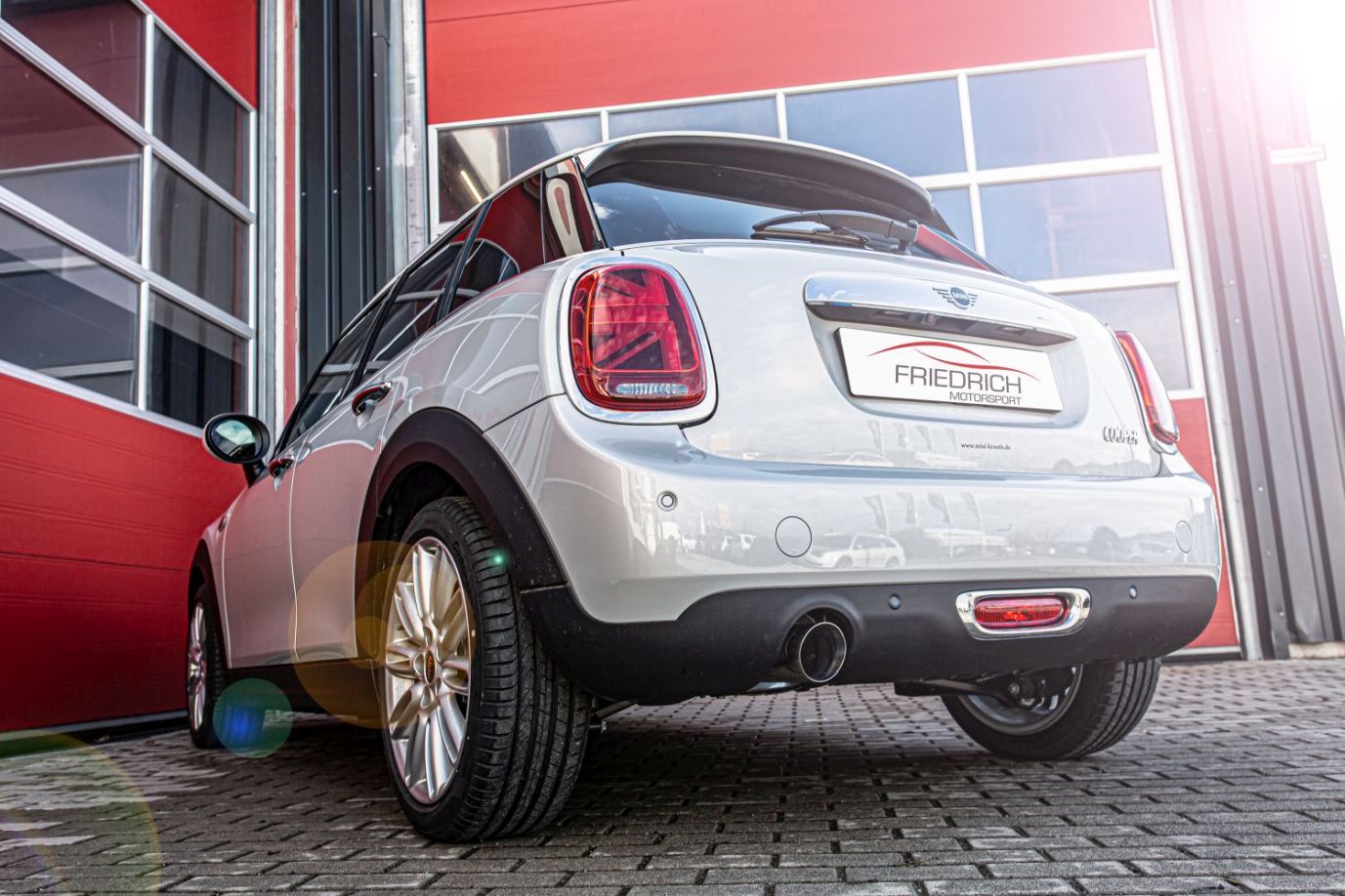 Friedrich Motorsport Sportendschalldämpfer für Mini F55 One First / One / Cooper 5-Türer (ab Bj. 07/2014)