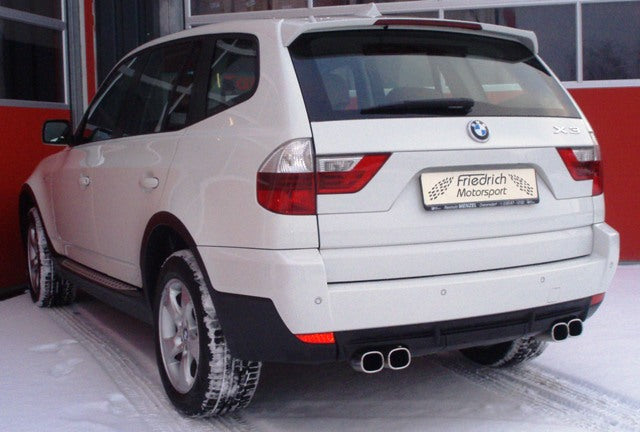 Friedrich Motorsport Duplex Sportendschalldämpfer für BMW X3 E83 (Bj. 2003-2010)