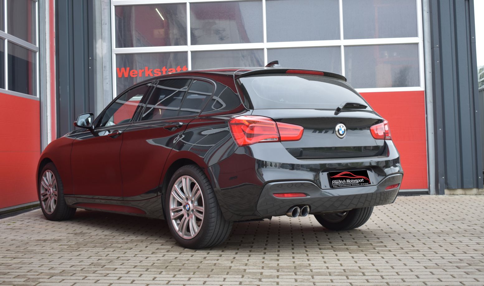 Friedrich Motorsport 76mm Sportendschalldämpfer für BMW 1er F20/F21 (Bj. 01/2015-2019)