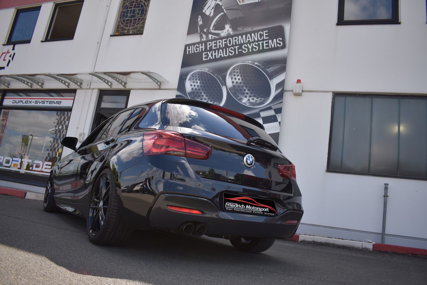 Friedrich Motorsport 76mm Sportendschalldämpfer für BMW 1er F20/F21 (Bj. 07/2016-07/2018)
