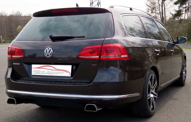 Friedrich Motorsport Duplex Sportendschalldämpfer für VW Passat 3C B7 (ab Bj. 11/2010)
