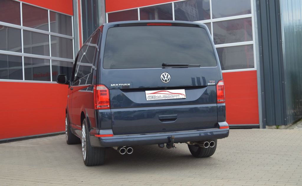 Friedrich Motorsport Duplex Sportendschalldämpfer für VW T6 Bus (Bj. 07/2015-10/2019)
