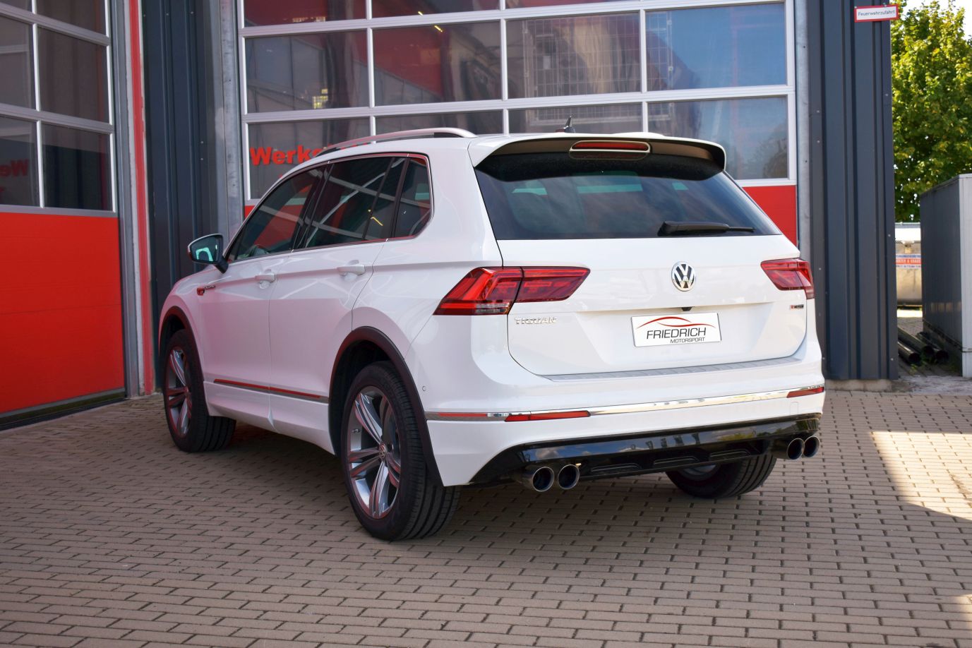 Friedrich Motorsport 76mm Duplex-Sportendschalldämpfer für VW Tiguan II (Bj. 12/2018-06/2020)
